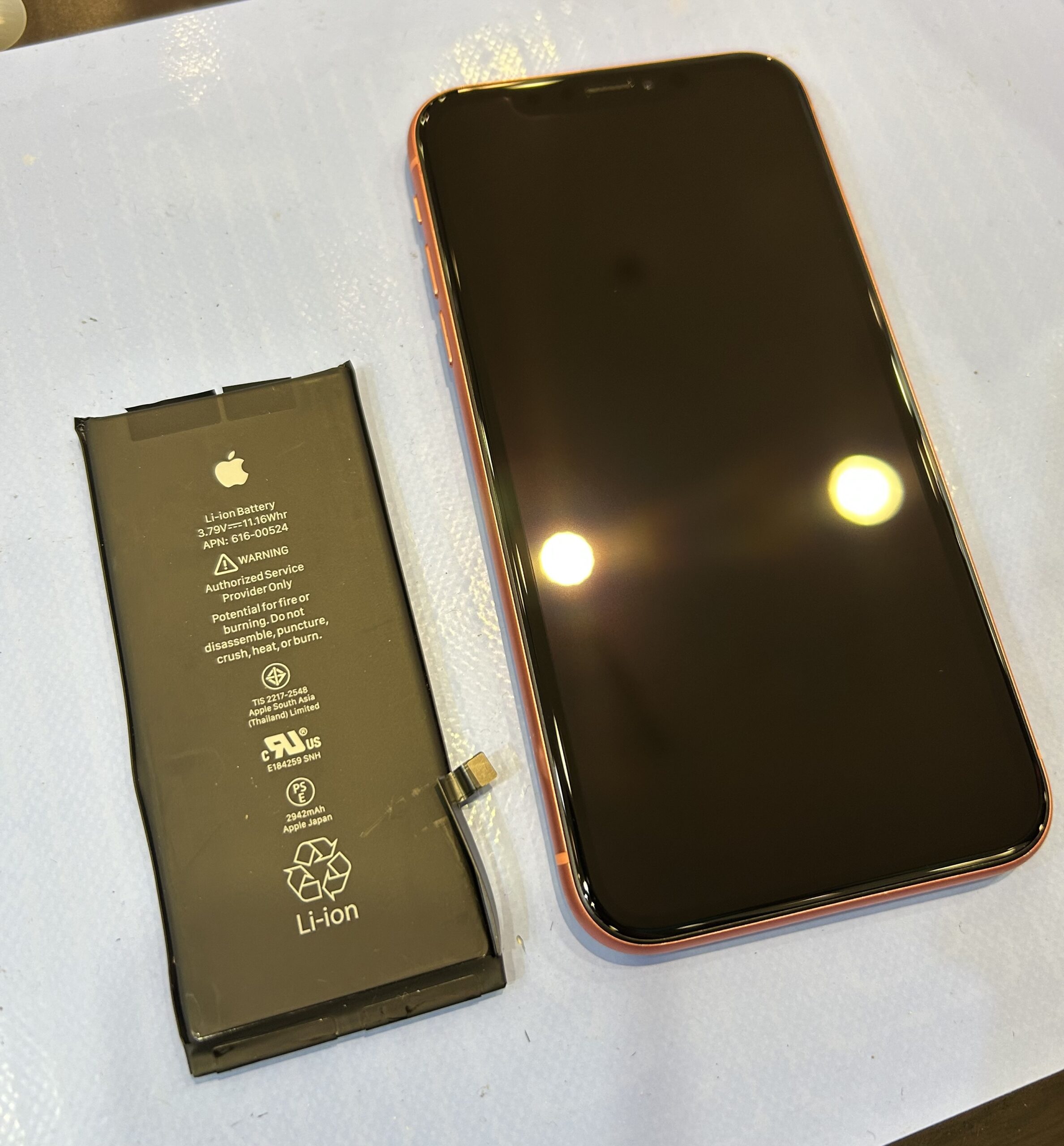 【修理実例】7年使用XR大容量バッテリー交換
