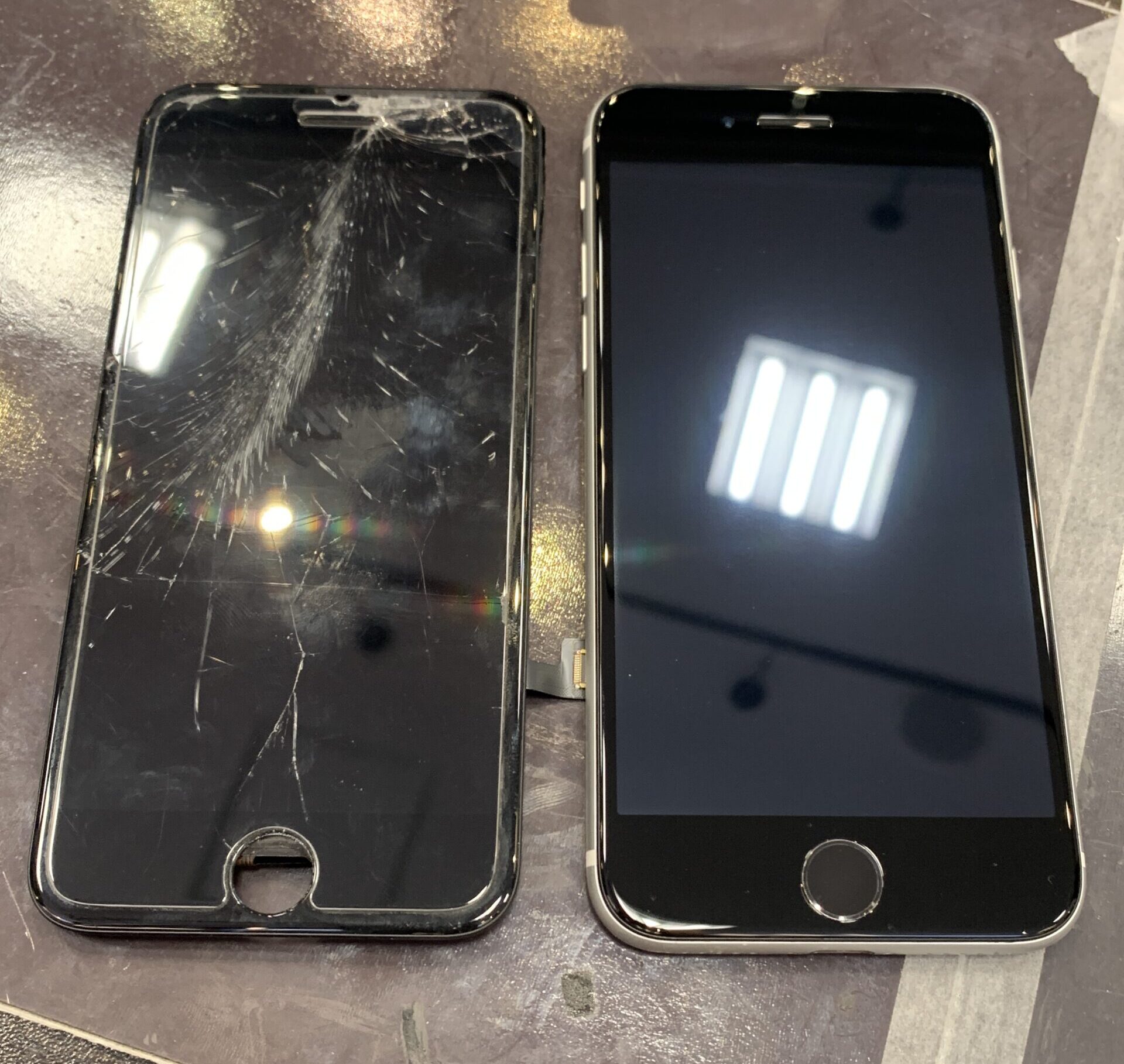 【修理実績】iPhoneSE2画面交換。