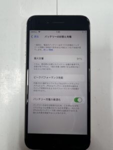 iPhoneSE3バッテリー交換
