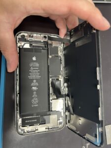 iPhoneXRバッテリー交換