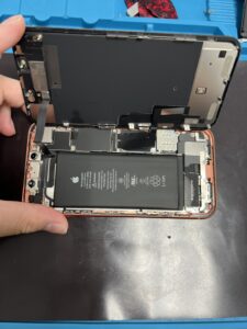 iPhoneXRバッテリー交換
