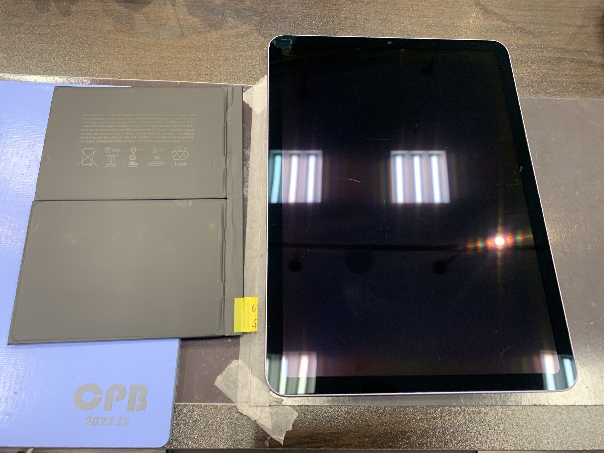 【修理実例】iPad Air5バッテリー交換