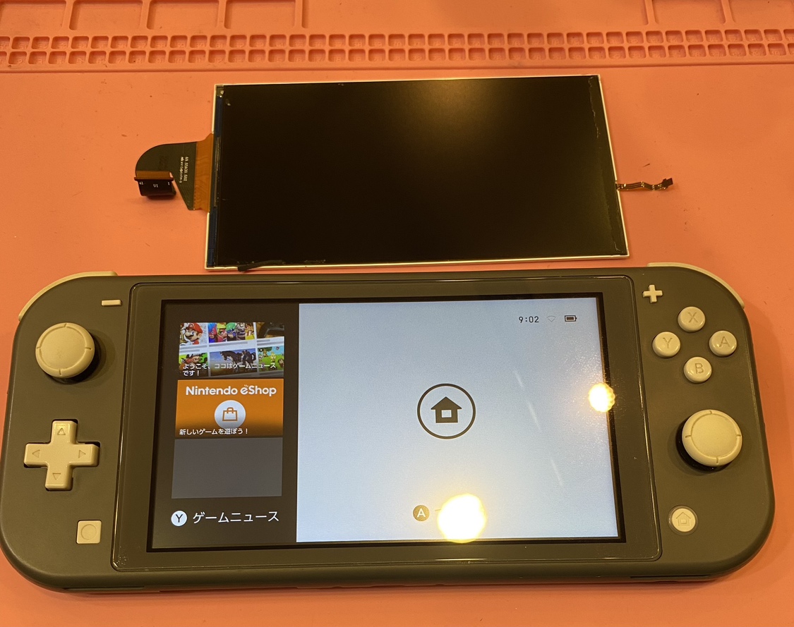 【修理実例】Switch液晶交換