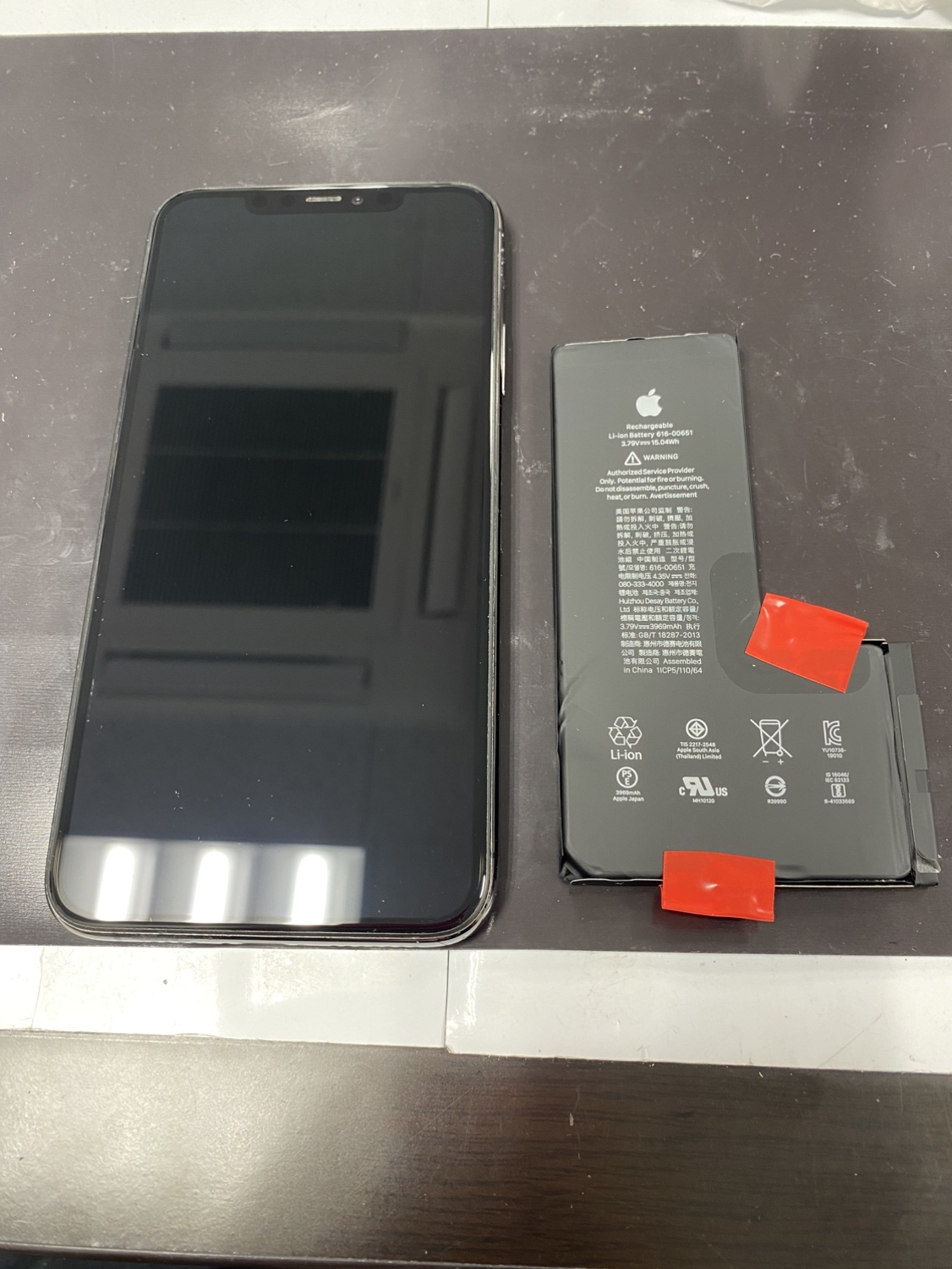 【修理実例】iPhone11Promaxバッテリー交換